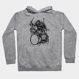 SEEMBO Vampire Playing Drums Drummer Drumming Musician Band Hoodie